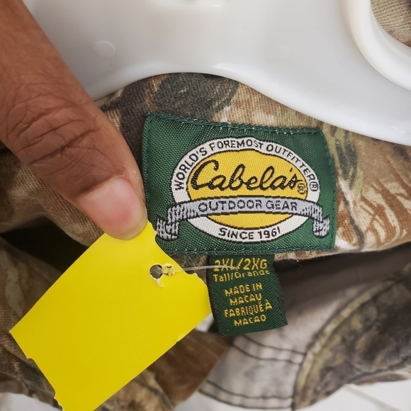 Cabela's Mens CamoBowhunter's Shirt Realtree Xtra Silent Weave Size 2XL/2XG - Picture 7 of 10